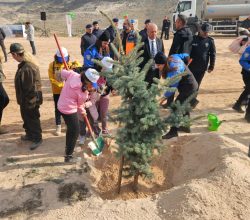 11 Kasım Milli Ağaçlandırma Günün’de Kasabamızda 5000 Fidan Toprakla Buluştu