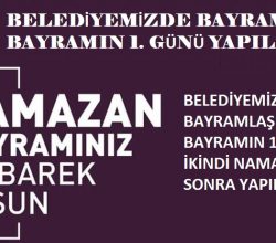 Sulusaray Belediyesinde Bayramlaşma Bayramın 1. Günü İkindi Namazından Sonra Yapılacaktır